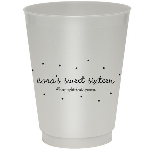 Sweet Little Stars Colored Shatterproof Cups